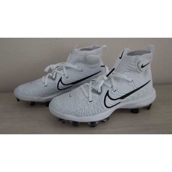 Nike DJ6519 Men's Sz 7 White/Black Alpha Huarache NXT MCS Baseball Cleats $140 - Picture 7 of 9